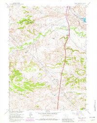 Download a high-resolution, GPS-compatible USGS topo map for Sibley Peak, WY (1982 edition)