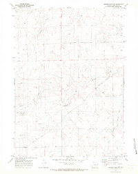 Download a high-resolution, GPS-compatible USGS topo map for Simpson Draw NW, WY (1973 edition)