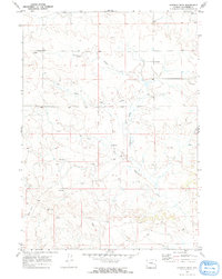 Download a high-resolution, GPS-compatible USGS topo map for Simpson Draw, WY (1973 edition)