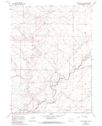 Download a high-resolution, GPS-compatible USGS topo map for Simpson Gulch SE, WY (1980 edition)