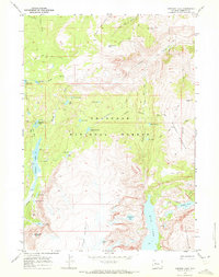 Download a high-resolution, GPS-compatible USGS topo map for Simpson Lake, WY (1972 edition)