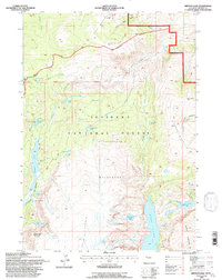 Download a high-resolution, GPS-compatible USGS topo map for Simpson Lake, WY (1997 edition)