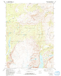 Download a high-resolution, GPS-compatible USGS topo map for Simpson Lake, WY (1993 edition)