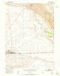 Download a high-resolution, GPS-compatible USGS topo map for Sinclair, WY (1955 edition)