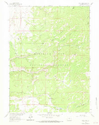 Download a high-resolution, GPS-compatible USGS topo map for Singer Peak, WY (1970 edition)