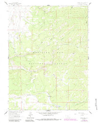 Download a high-resolution, GPS-compatible USGS topo map for Singer Peak, WY (1984 edition)