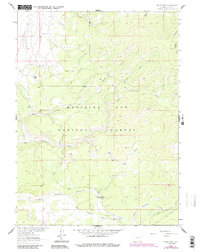 Download a high-resolution, GPS-compatible USGS topo map for Singer Peak, WY (1984 edition)