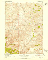 Download a high-resolution, GPS-compatible USGS topo map for Sioux Pass, WY (1953 edition)