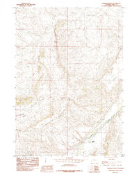 Download a high-resolution, GPS-compatible USGS topo map for Sleepers Ranch, WY (1985 edition)