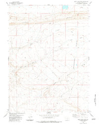 Download a high-resolution, GPS-compatible USGS topo map for Smith Draw East, WY (1983 edition)