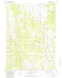 Download a high-resolution, GPS-compatible USGS topo map for Smoot, WY (1980 edition)