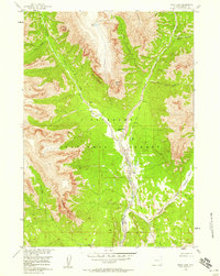 Download a high-resolution, GPS-compatible USGS topo map for Snow Lake, WY (1958 edition)