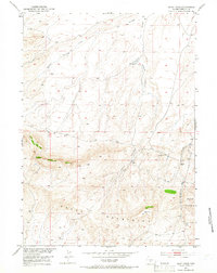 Download a high-resolution, GPS-compatible USGS topo map for Soap Holes, WY (1966 edition)