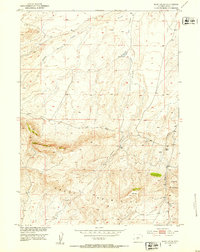 Download a high-resolution, GPS-compatible USGS topo map for Soap Holes, WY (1953 edition)