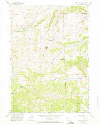preview thumbnail of historical topo map of Hot Springs County, WY in 1956