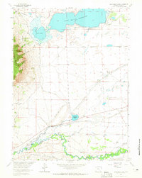 Download a high-resolution, GPS-compatible USGS topo map for Sodergreen Lake, WY (1965 edition)