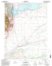 Download a high-resolution, GPS-compatible USGS topo map for Sodergreen Lake, WY (1996 edition)