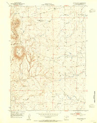Download a high-resolution, GPS-compatible USGS topo map for South Butte, WY (1954 edition)