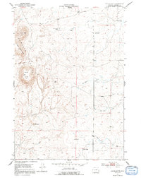 Download a high-resolution, GPS-compatible USGS topo map for South Butte, WY (1992 edition)