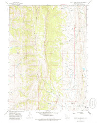 Download a high-resolution, GPS-compatible USGS topo map for South Fork Mountain, WY (1986 edition)