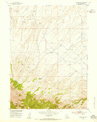 Download a high-resolution, GPS-compatible USGS topo map for Spanish Mine, WY (1955 edition)