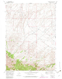 preview thumbnail of historical topo map of Carbon County, WY in 1953