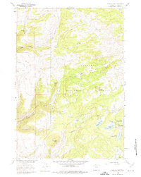 Download a high-resolution, GPS-compatible USGS topo map for Spanish Point, WY (1974 edition)