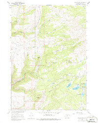 Download a high-resolution, GPS-compatible USGS topo map for Spanish Point, WY (1987 edition)