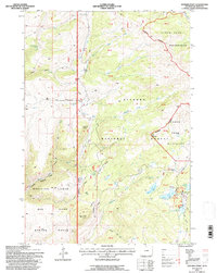 Download a high-resolution, GPS-compatible USGS topo map for Spanish Point, WY (1997 edition)