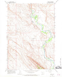 Download a high-resolution, GPS-compatible USGS topo map for Spence, WY (1970 edition)
