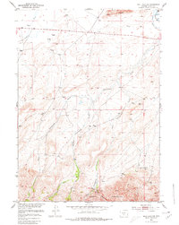 Download a high-resolution, GPS-compatible USGS topo map for Split Rock NW, WY (1980 edition)