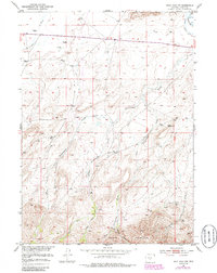 Download a high-resolution, GPS-compatible USGS topo map for Split Rock NW, WY (1986 edition)