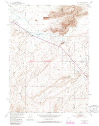 Download a high-resolution, GPS-compatible USGS topo map for Split Rock, WY (1985 edition)