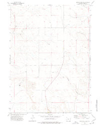 Download a high-resolution, GPS-compatible USGS topo map for Spoon Butte SW, WY (1978 edition)