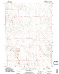 Download a high-resolution, GPS-compatible USGS topo map for Spoon Butte SW, WY (1995 edition)