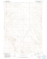 Download a high-resolution, GPS-compatible USGS topo map for Spoon Butte SW, WY (1993 edition)