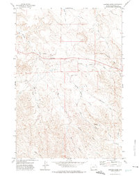 Download a high-resolution, GPS-compatible USGS topo map for Spotted Horse, WY (1975 edition)