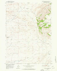 Download a high-resolution, GPS-compatible USGS topo map for Square Top Butte, WY (1977 edition)