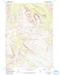 Download a high-resolution, GPS-compatible USGS topo map for Squaretop Mountain, WY (1993 edition)