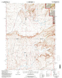 Download a high-resolution, GPS-compatible USGS topo map for Squaw Spring, WY (1996 edition)