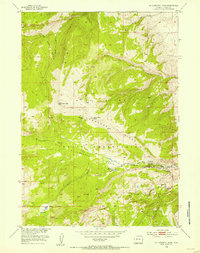 Download a high-resolution, GPS-compatible USGS topo map for St Lawrence Basin, WY (1954 edition)