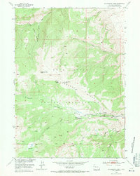 Download a high-resolution, GPS-compatible USGS topo map for St Lawrence Basin, WY (1971 edition)