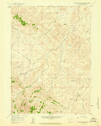 Download a high-resolution, GPS-compatible USGS topo map for Stinking Water Creek, WY (1961 edition)