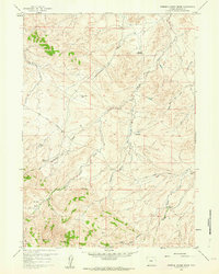 Download a high-resolution, GPS-compatible USGS topo map for Stinking Water Creek, WY (1964 edition)
