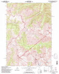 Download a high-resolution, GPS-compatible USGS topo map for Stinkingwater Peak, WY (1997 edition)