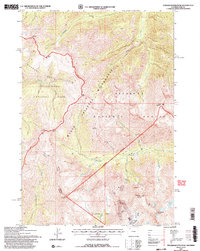Download a high-resolution, GPS-compatible USGS topo map for Stinkingwater Peak, WY (1997 edition)