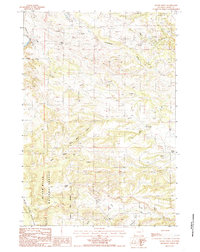 Download a high-resolution, GPS-compatible USGS topo map for Stoney Point, WY (1985 edition)