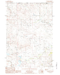 Download a high-resolution, GPS-compatible USGS topo map for Storm Draw, WY (1985 edition)