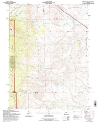 Download a high-resolution, GPS-compatible USGS topo map for Strouss Hill, WY (1996 edition)