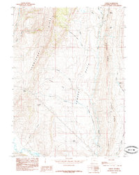 Download a high-resolution, GPS-compatible USGS topo map for Sublet, WY (1985 edition)